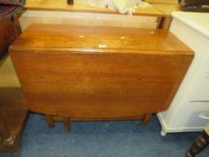 AN OAK BARLEYTWIST DROPLEAF DINING TABLE