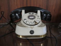 A PTR BELL TELEPHONE WITH MODERN CONNECTION