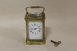 A CARRIAGE CLOCK AND KEY