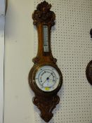 AN OAK BAROMETER
