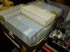 A TRAY OF BOXED WEDGWOOD BRADEX LIMITED EDITION PLATES