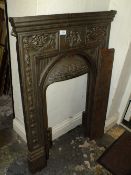 A CAST FIRE SURROUND H-90 CM