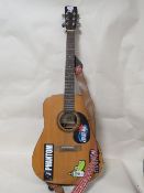 AN ENCORE ACOUSTIC GUITAR