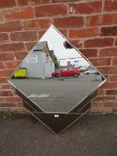 A MODERN MIRROR IN THE DECO STYLE H-104 CM