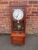 A VINTAGE SIMPLEX 'CLOCKING IN' MACHINE H-115 CM - KEYS