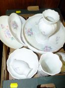 A SMALL TRAY OF AYNSLEY CERAMICS