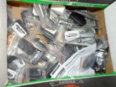 A BOX OF UNWORKED CAR KEYS, VW, AUDI, MERCEDES ETC.