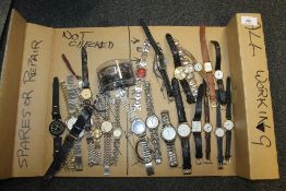 A QUANTITY OF ASSORTED WRIST WATCHES