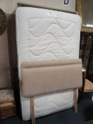 A MODERN 'SALUS' ELECTRICALLY OPERATED LARGE SINGLE BED WITH HEADBOARD - HOUSE CLEARANCE