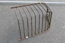 A METAL HAY RACK