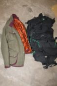 A RYDALE COUNTRY LIFE JACKET AND BACKPACK