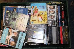 A TRAY OF DVDS (AS FOUND - HOUSE CLEARANCE)