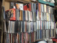 TWO TRAYS OF ASSORTED CD'S