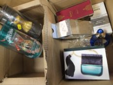 A BOX OF MODERN PERFUME BOTTLES