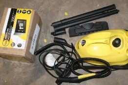 A YALE SMALL ELECTRONIC SAFE TOGETHER WITH A KARCHER SC1.020
