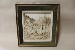 A MARCUS DESIGNS REPRODUCTION WALL PLAQUE