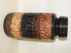A LARGE WEST GERMAN CERAMIC VASE MARKED 289-47, H 47.5 CM