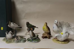 A COLLECTION OF BIRD FIGURES TO INCLUDE A BOXED LIMITED EDITION TEVIOTDALE AVOCETS EXAMPLE, GOEBEL