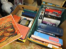 TWO BOXES OF VINTAGE AND MODERN BOOKS