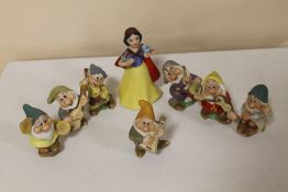 A COLLECTION OF SCHMID SNOW WHITE AND THE SEVEN DWARVES