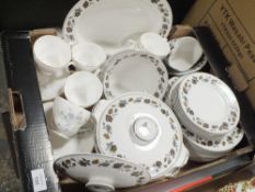 A TRAY OF DUCHESS AND MYOTT CHINA