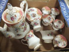 A PARAGON ROCKINGHAM PATTERN COFFEE SET