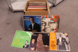 A BOX OF LP RECORDS