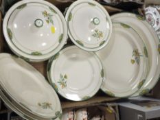 A BOX OF MINTONS ART DECO STYLE DINNERWARE
