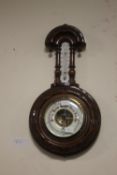 A OAK BAROMETER
