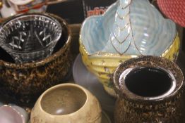 TWO TRAYS OF ASSORTED CERAMICS (TRAYS NOT INCLUDED)