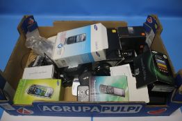 A QUANTITY OF MOBILE PHONES, chargers etc. A/F