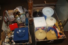 TWO TRAYS OF BREWIANA TO INCLUDE NEWQUAY STOUT PULL, ICE BUCKETS, BEERMATS,SIGNAGE, ASHTRAYS ETC