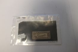 A GRAF ZEPPELIN US $1.30 BROWN STAMP