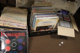 QUANTITY OF ASSORTED RECORDS, TOGETHER WITH A SMALL COLLECTION OF CDS