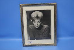 KIM NOVAK SIGNED PHOTOGRAPH, dedication 