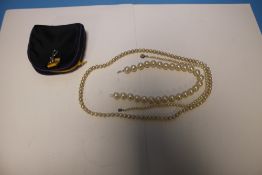 A COLLECTION OF PEARL TYPE NECKLACES