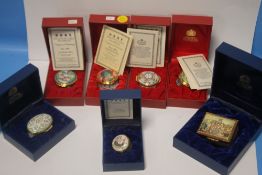 SEVEN HALCYON DAYS BOXED TRINKET BOXES