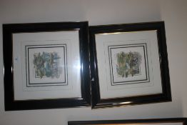 GRAHAM ILLINGWORTH, a pair of Limited Edition silk screen prints entitled 'Still Waters' and '