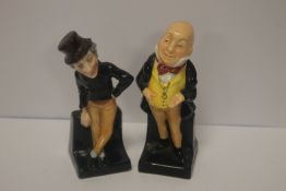 A ROYAL DOULTON MICAWBER AND A ROYAL DOULTON JINGLE