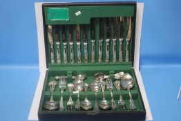 A CASED CANTEEN OF CUTLERY