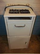 A VINTAGE GEC TABLE TOP OVEN AND STAND