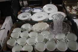 TWO TRAYS OF WEDGWOOD SUSIE COOPER DESIGN 