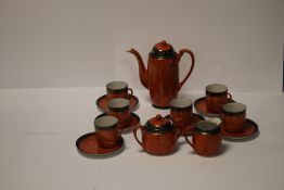 AN ORIENTAL COFFEE SET