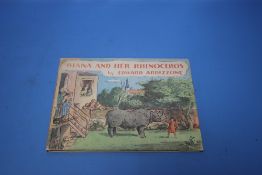 EDWARD ARDIZZONE - 'DIANA AND HER RHINOCEROS', first edition The Bodley Head, 1964 with two