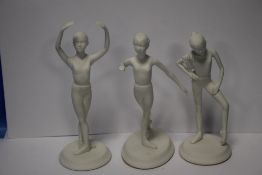 THREE 'THE ROYAL BALLET' FIGURES AND FIGURINES