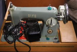 AN ALFA SEWING MACHINE