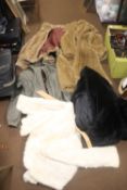 A QUANTITY OF ASSORTED JACKETS TO INCLUDE FUR EXAMPES