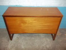A RETRO TEAK DROP DOWN FRONTED SIDEBOARD