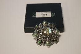 JOAN RIVERS A BOXED MALTESE CROSS BROOCH
