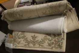 THREE WOOLEN RUGS